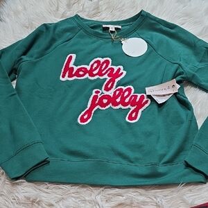 NWT Philosophy "Holly Jolly" Christmas Top- Medium